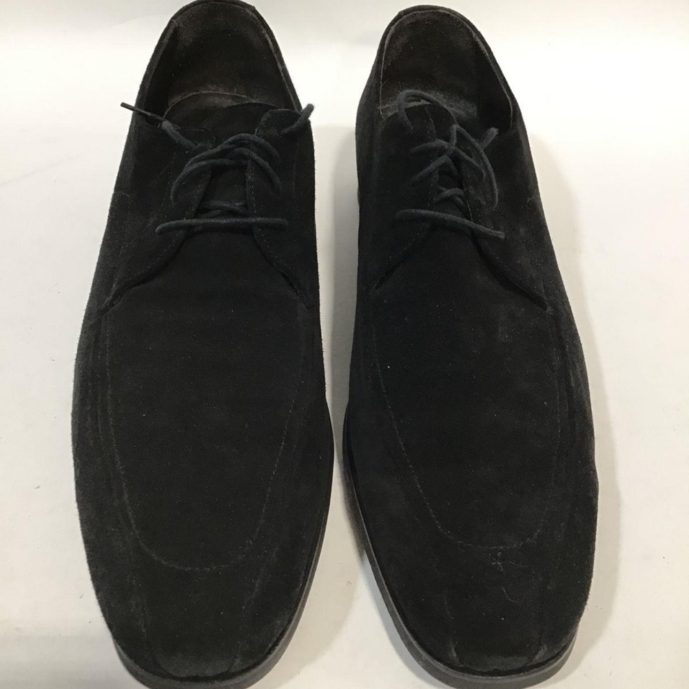 Men’s Bruno Magli Rodson Black Suede Oxford Lace Up Size 10.5M